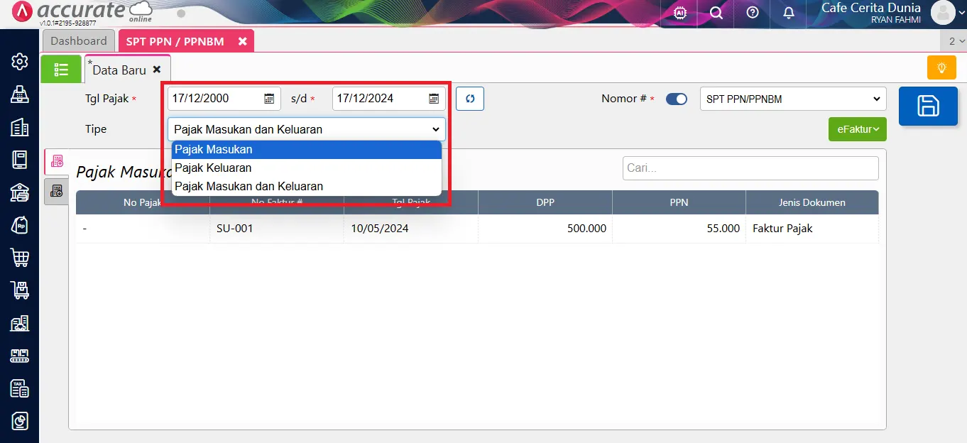 spt masa ppn accurate online